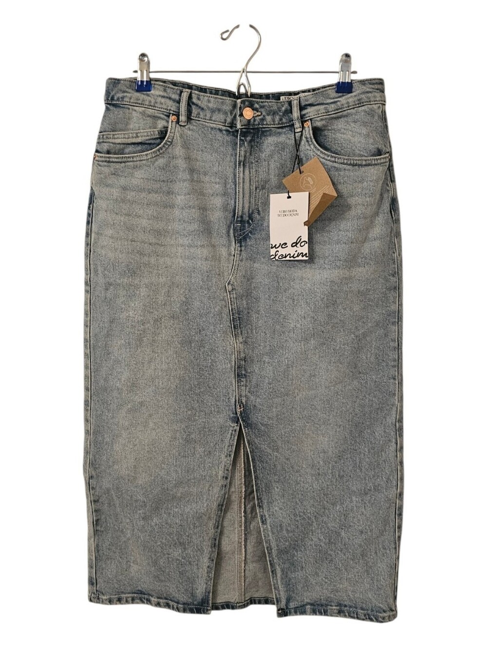 Blue Vero Moda Women's Calf Denim Skirt
